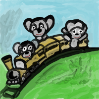 Three Monkeys Train Adventure