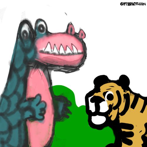crocodile and the tiger talking