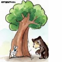 The Monster Story Of A Bear And The Rabbit
