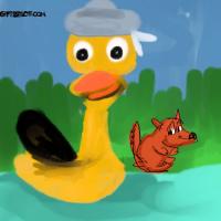 Duckling and the Fox