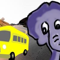 School Bus And The Elephant