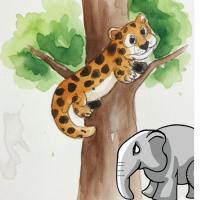 Elephant And The Leopard