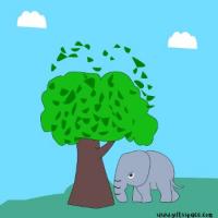 The Frustrated Elephant Cartoon
