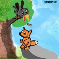 Fox And The Fool Bird