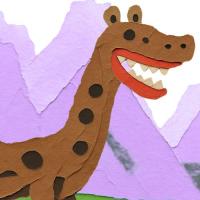 The Grumpy Volcano and the Patchwork Dinosaur