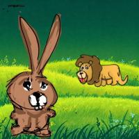Little Bunny And The Lion