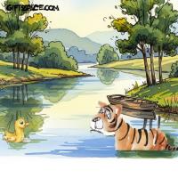 Tiger and The Little Duckling