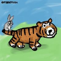 Tiger Tail And The Rabbit