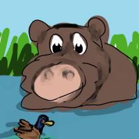Giant Bubble Soup Hippo Story